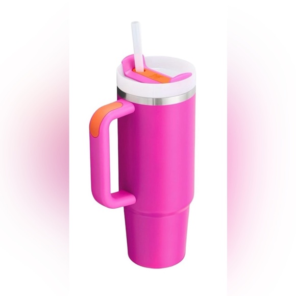 Stanley Bright Pink Quencher H2.0 Tumbler 30oz - Picture 8 of 9